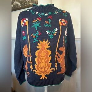 Heirlooms Classics Hand Knit Fairytale Sweater / M / Vintage / Medieval / Twee